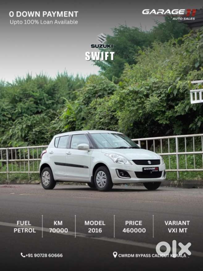 Maruti Suzuki Swift Vxi Optional, 2016, Petrol