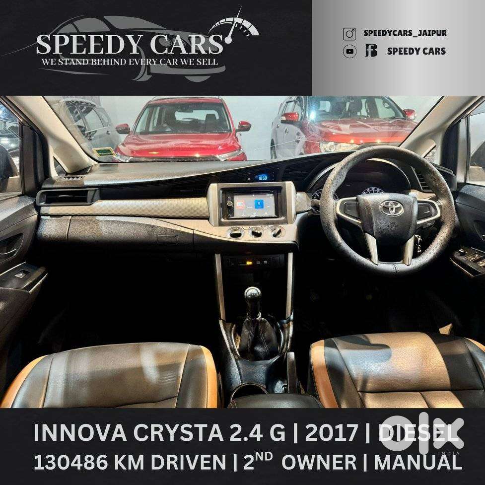 Toyota Innova Crysta 2.4 G Mt, 2017, Diesel