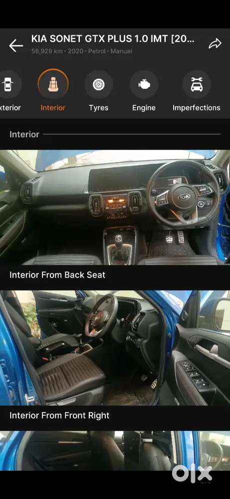 Kia Sonet Gt Imt Turbo Single Owner Good Condition