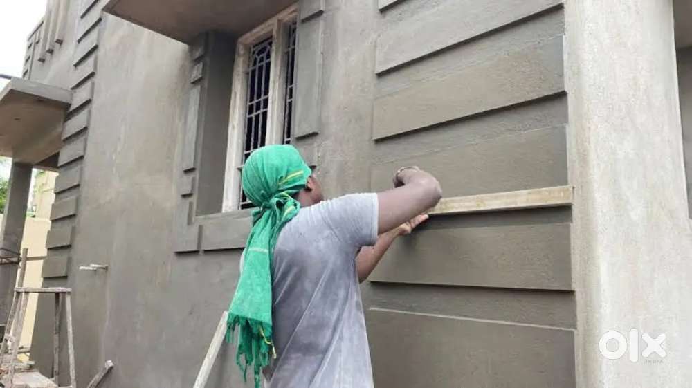 plaster masons and cement molding work done///