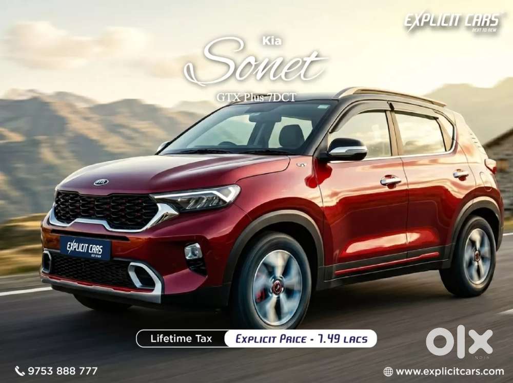 Kia Sonet 1.0 Gtx Plus Dct, 2020, Petrol