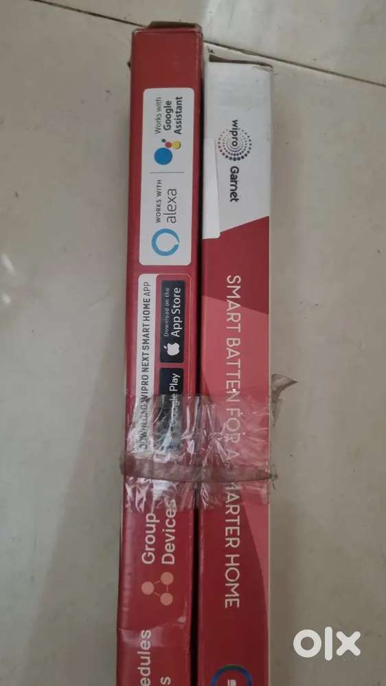 Wipro garnet smart wifi led batten multicolor