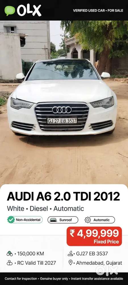 Audi A6 Tdi 2.0 2012 Diesel