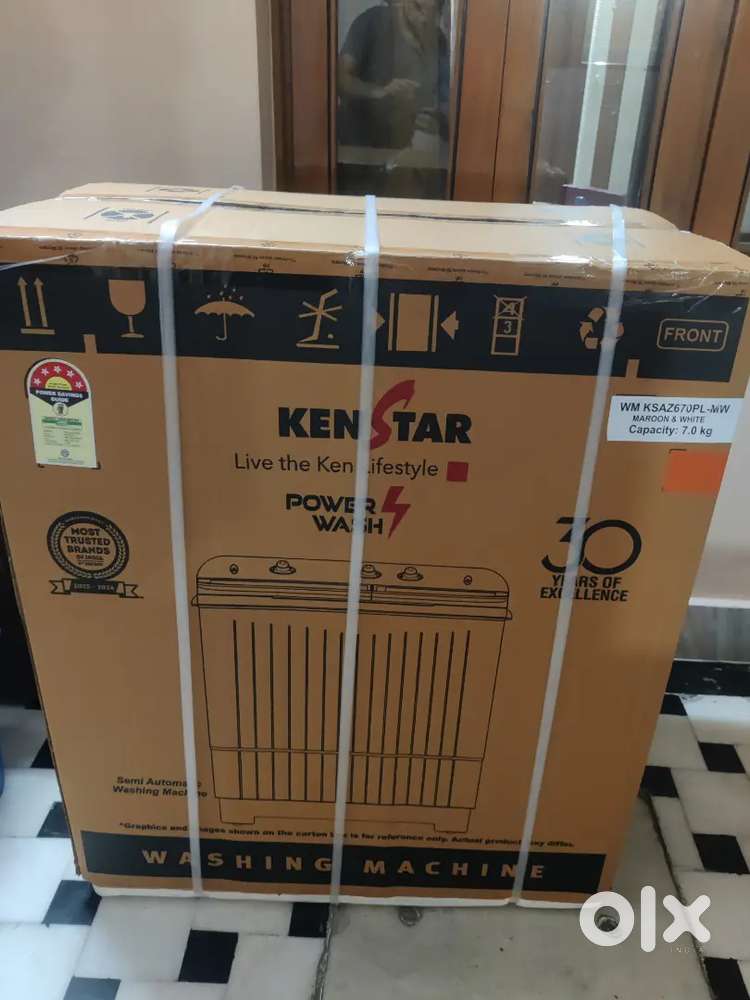 New- 7 Kg Semi Washing Machine - Brand New Ken Star Washing