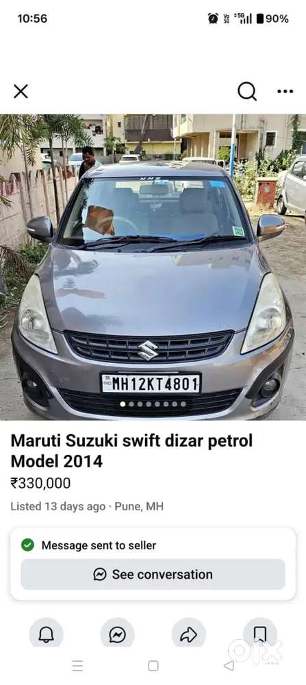 Maruti Suzuki Dzire 2014 Petrol 125000 Km Driven