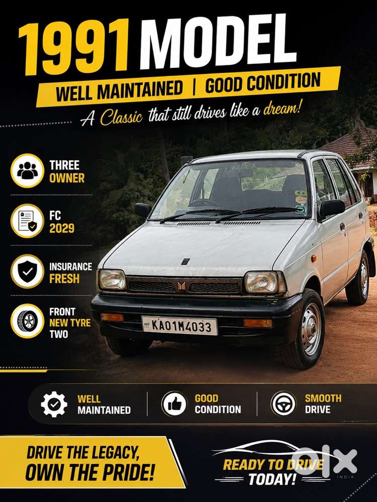 Maruti Suzuki 800 1991 Model