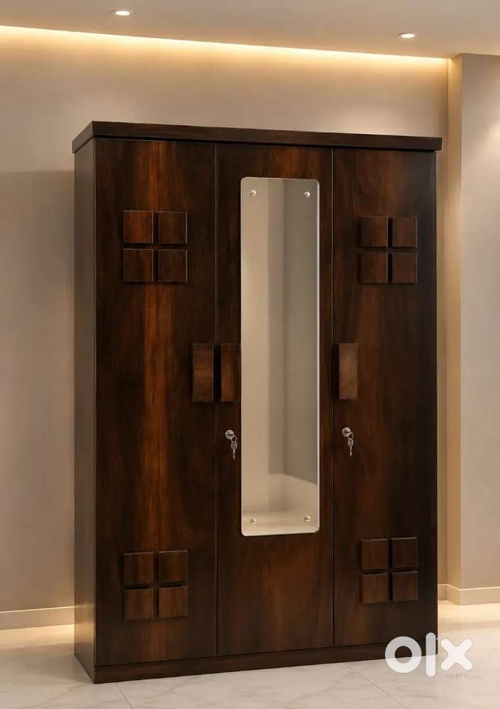 3 doors cupboard with mirror limited offer #7881