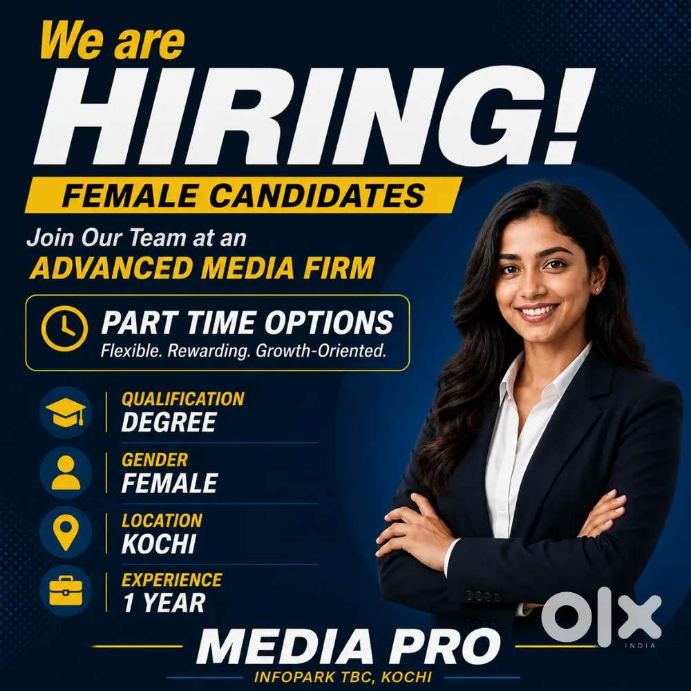 Media Firm Business Develoment PART TIME Female KOCHI