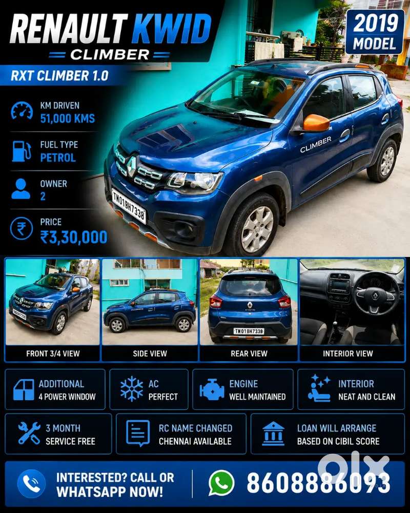 Renault Kwid Petrol Manual 2019