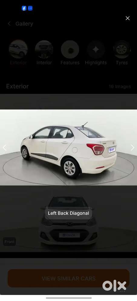 Hyundai Xcent 2015 Petrol 77400 Km Driven