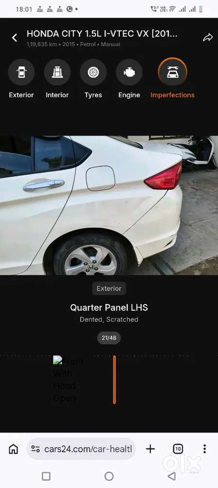 Honda City 2015 Petrol 110000 Km Driven