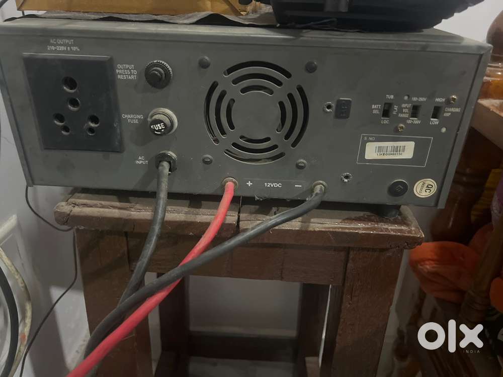Inverter (Microtek) with battery Amaron make