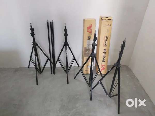 Tripod stand set of 2 with connecting rods set of 3
