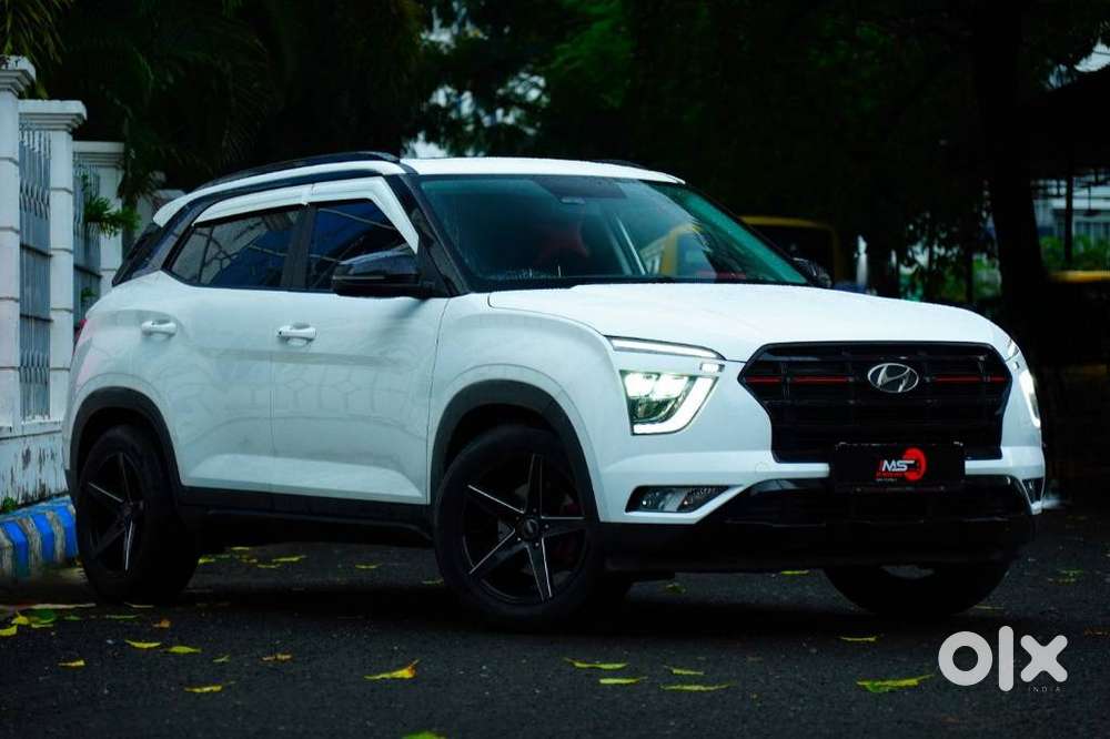Hyundai Creta 1.5 S Plus Knight Petrol Dual Tone, 2022, Petrol