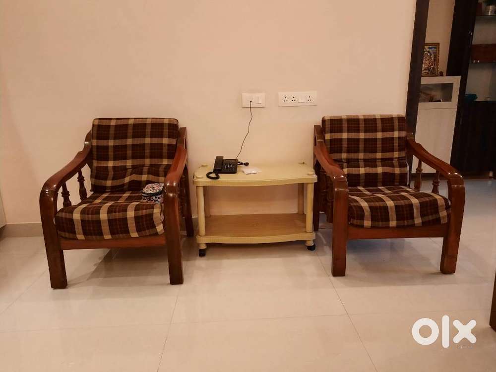 1+1 sofa chair + cushions