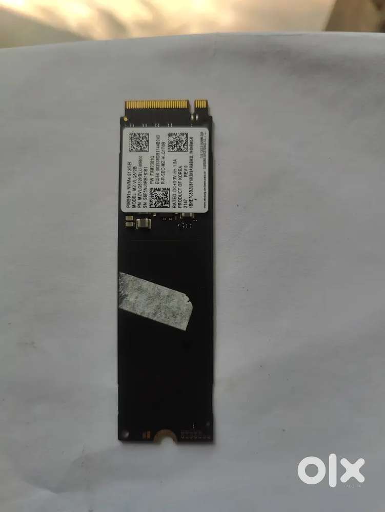 Samsung NVME 500GB SSD  WARRANTY