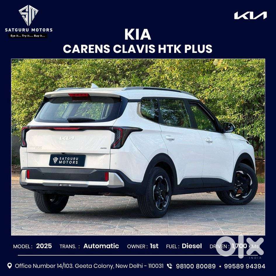 Kia Carens Clavis Htk Plus Dct, 2025, Diesel