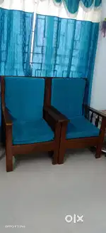 Solid wooden sofa