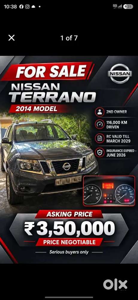 Nissan Terrano Diesel 2014