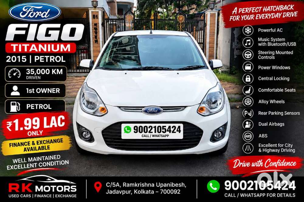 Ford Figo Duratec Titanium 1.2, 2015, Petrol