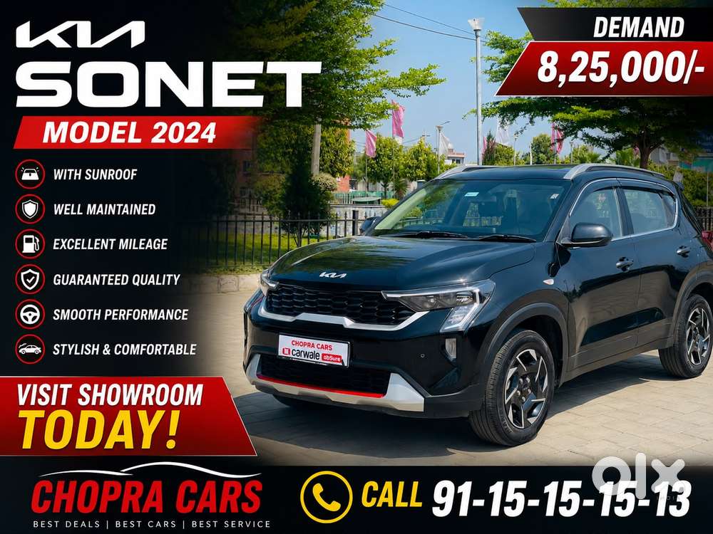 Kia Sonet Htx G, 2024, Petrol