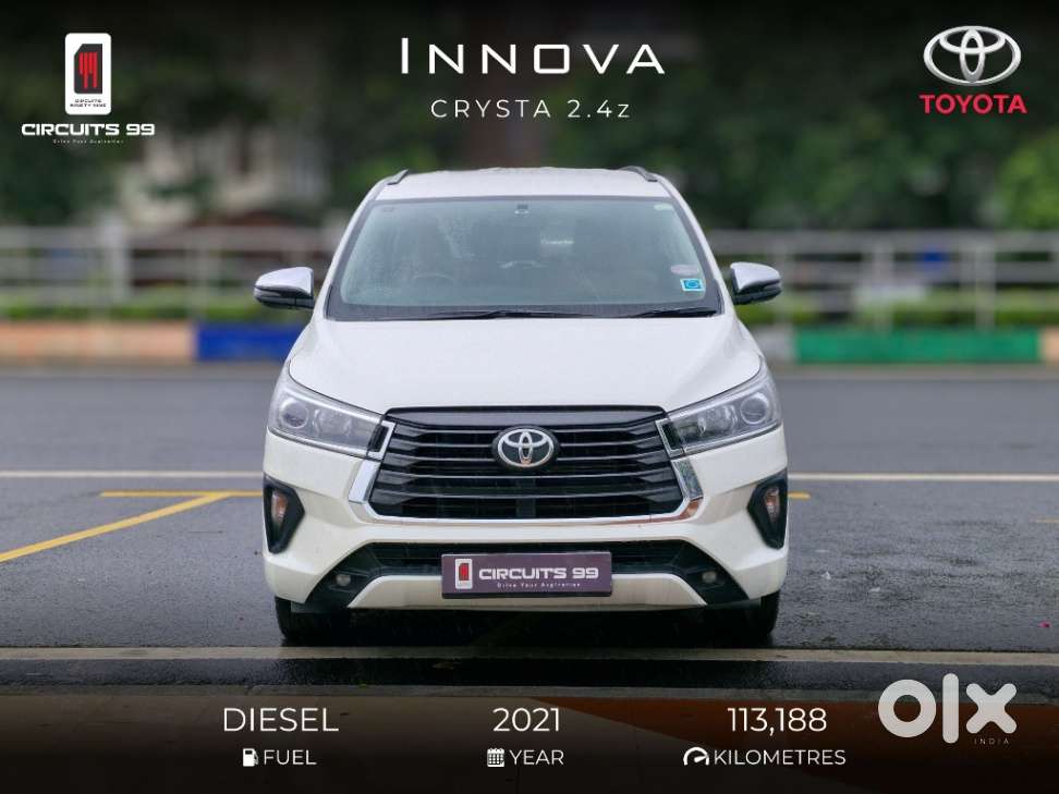 Toyota Innova Crysta Zx 2.4 Diesel 7 Seater, 2021, Diesel