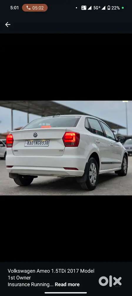 Volkswagen Ameo 2017 Diesel 91000 Km Driven