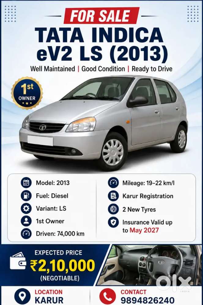 Tata Indica Ev2 Diesel 2013