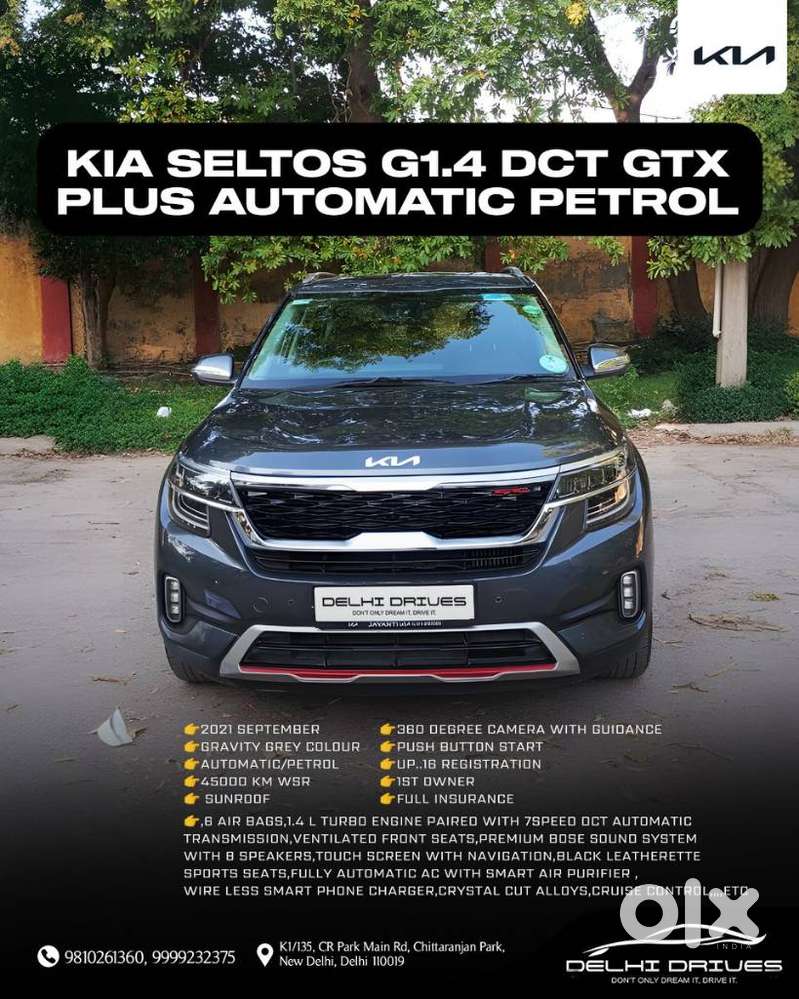 Kia Seltos Gtx Dct, 2021, Petrol