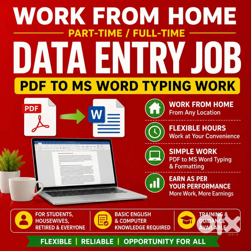 Simple MS Word Typing Job | Work From Home | Genuine Hiring Today
