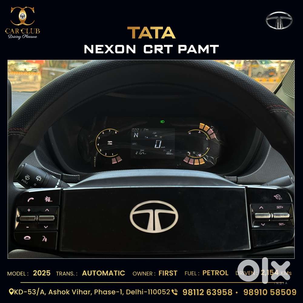 Tata Nexon Creative 1.2 Revotron Petrol 7dca, 2025, Petrol