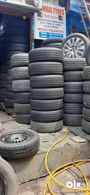 Minimum used second hand tyres for car and bike Spare Parts