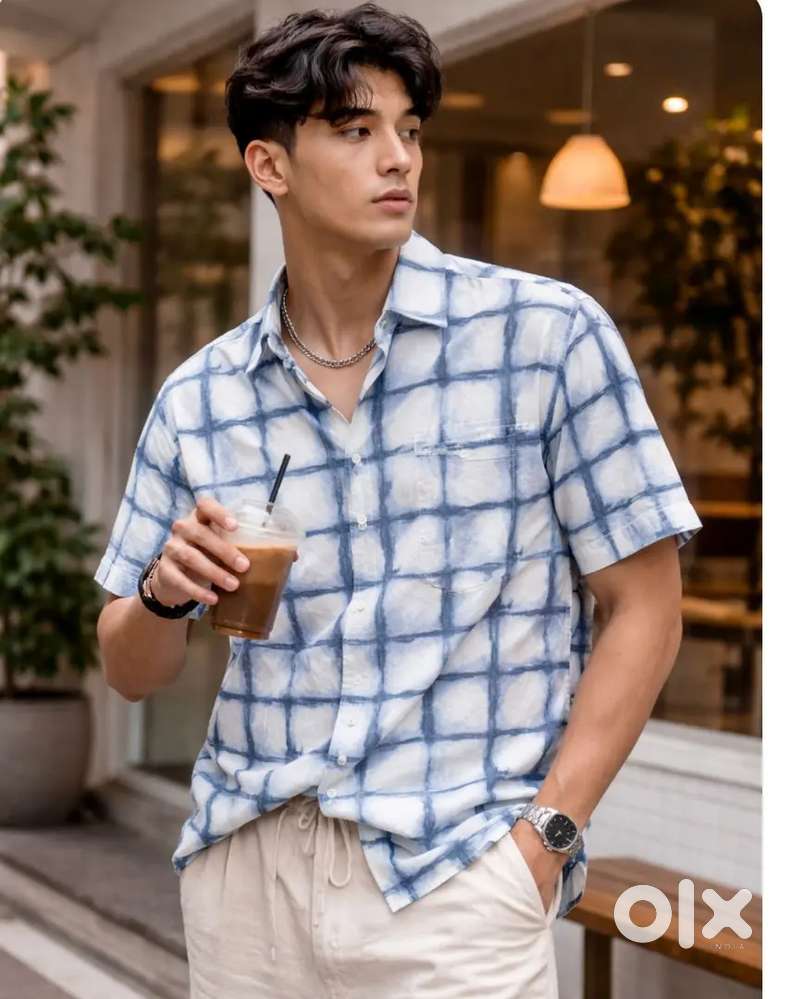 Only wholesale zara half selvee original shirt size m to xxl - Men