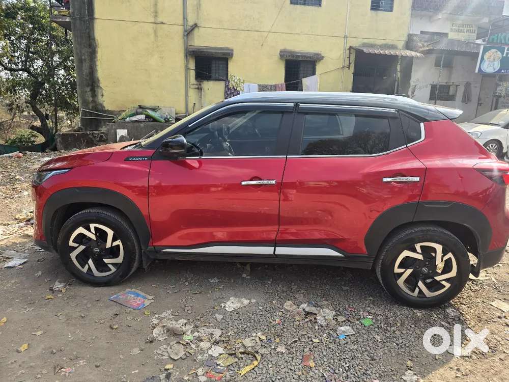 Nissan Magnite Cvt Turbo 2022 Red Dual Tone Excellent Condition