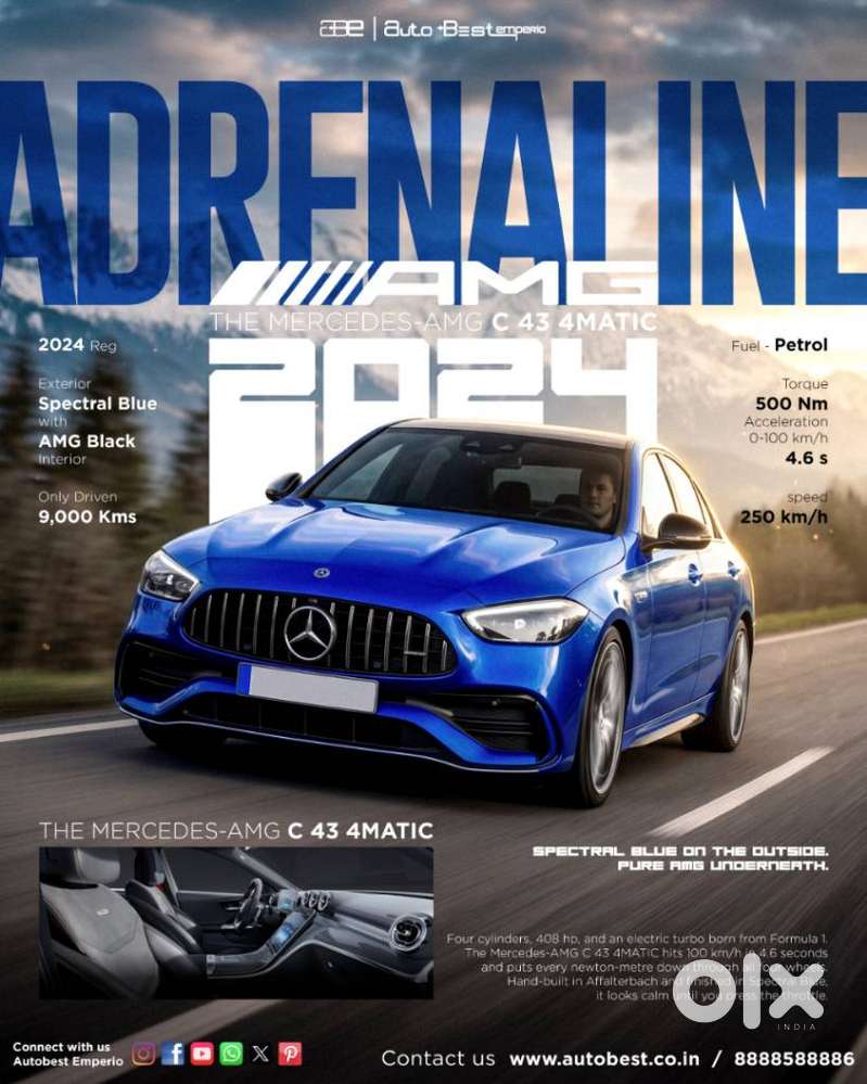 Mercedes-benz Amg C 43 4matic, 2024, Petrol
