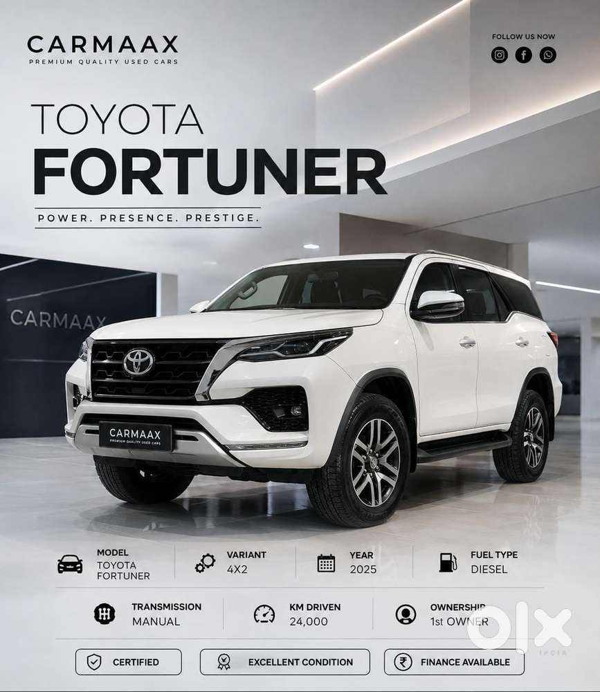Toyota Fortuner 4x2 Mt 2.8 Diesel, 2025, Diesel