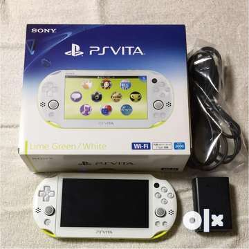 SONY PlayStation Vita PCH-2000 Console Lime Green White with box