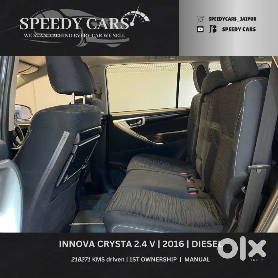 Toyota Innova Crysta 2.4 V 8 Str, 2016, Diesel