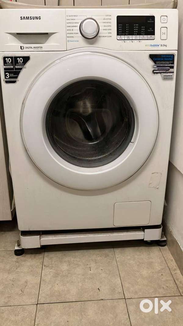 Samsung front-load washing machine (Ecobubble, 8 kg)