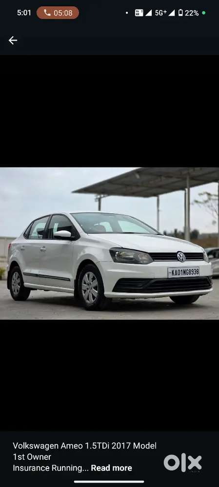 Volkswagen Ameo 2017 Diesel 91000 Km Driven