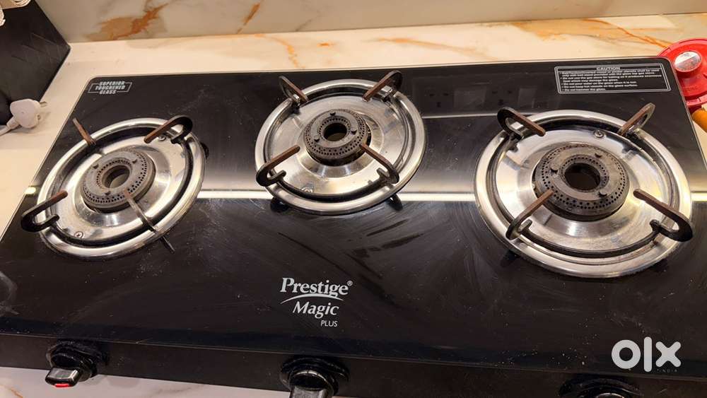 3 burner gas stove
