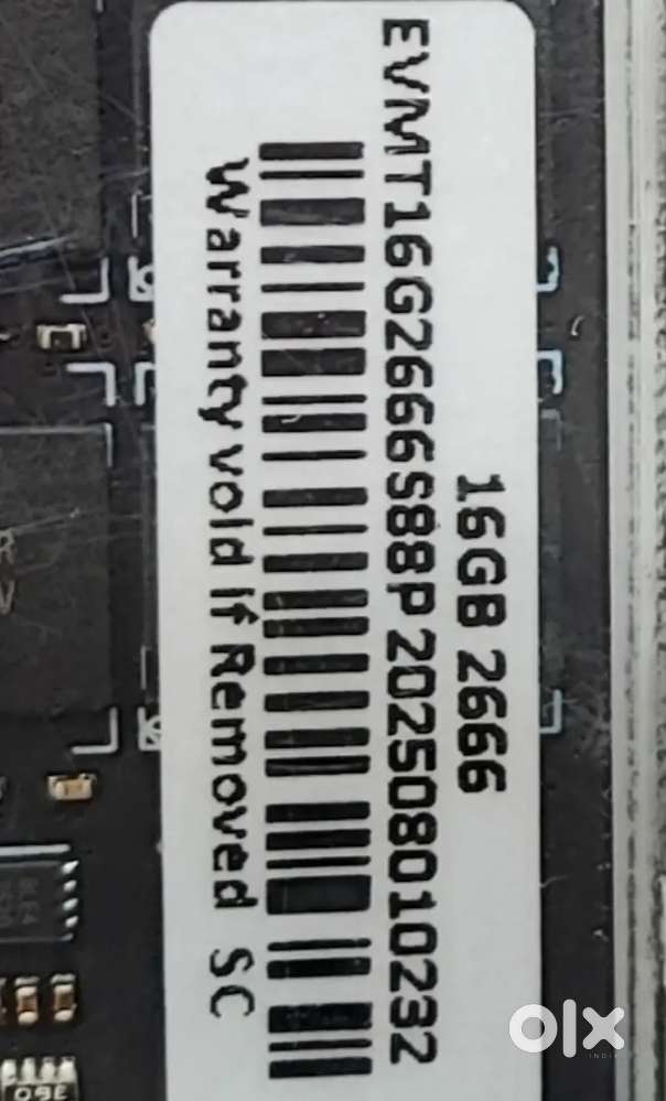 Evm 16gb DDR4 laptop ram new sealed with warranty
