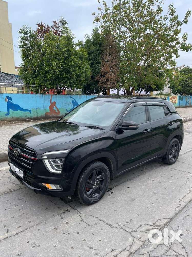 Hyundai Creta Petrol Sunroof 8/2023 S+ Knight Edition Best From Seltos