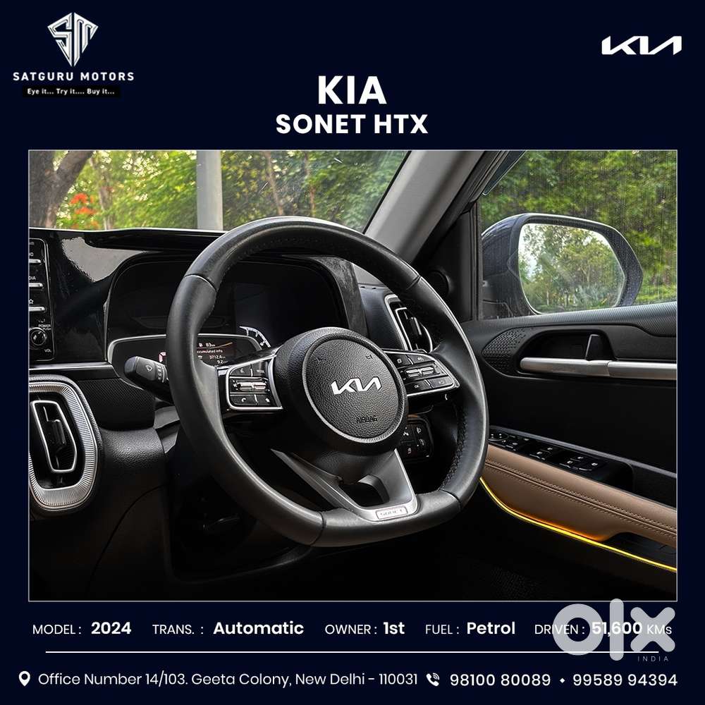 Kia Sonet 1.0 Htx Dct Anniversary Edition, 2024, Petrol
