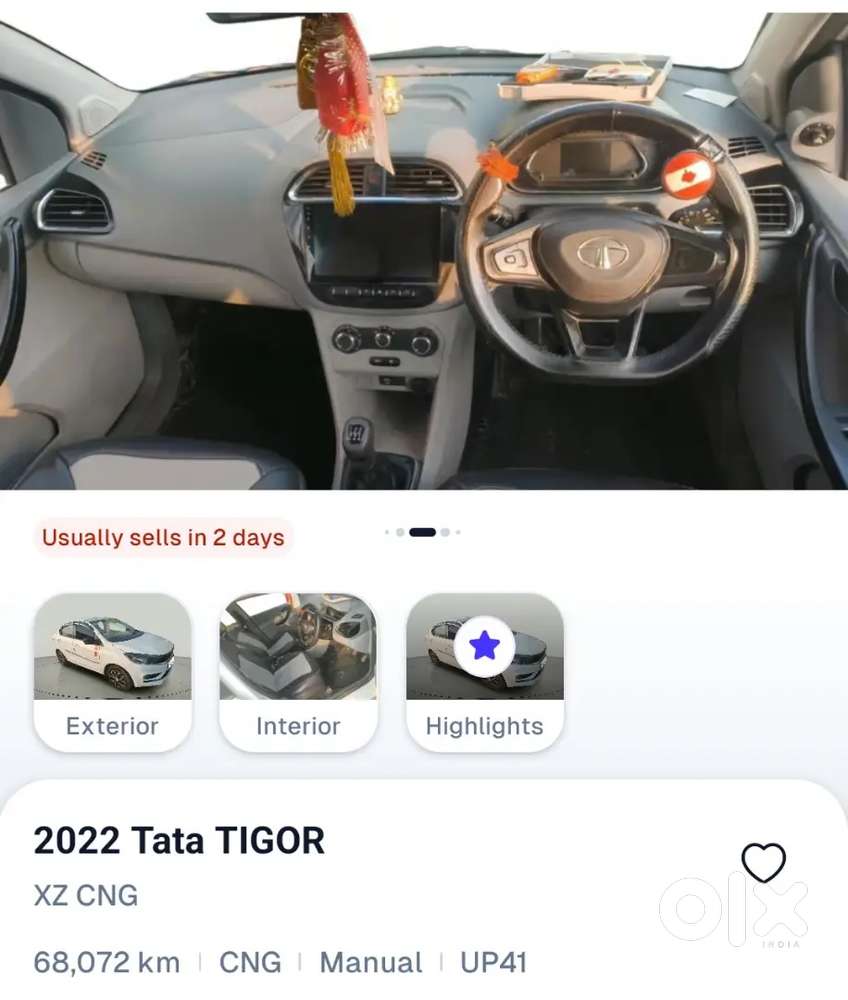 Tata Tigor Xz Cng 2022 Manual