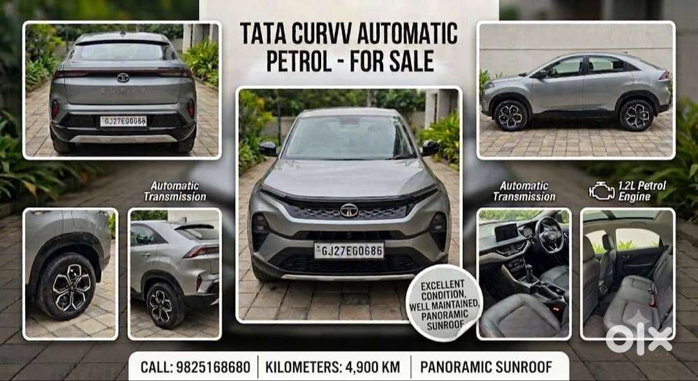 Curvv Petrol Super Condition Almost Unused Car For Sale