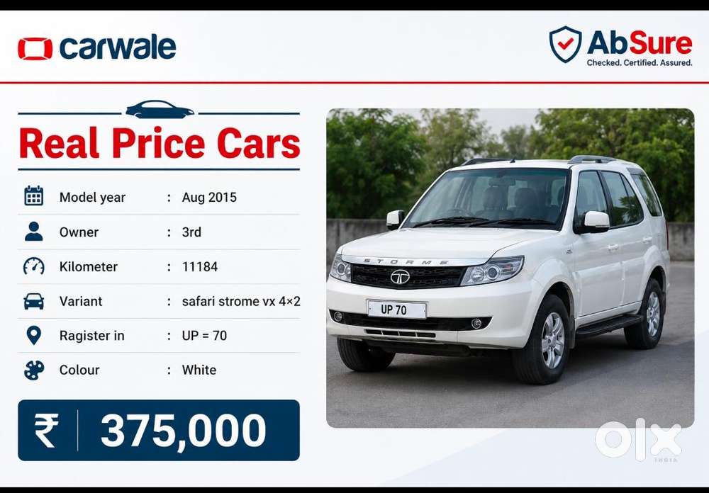 Tata Safari Storme [ ] 2.2 Vx 4x2, 2015, Diesel