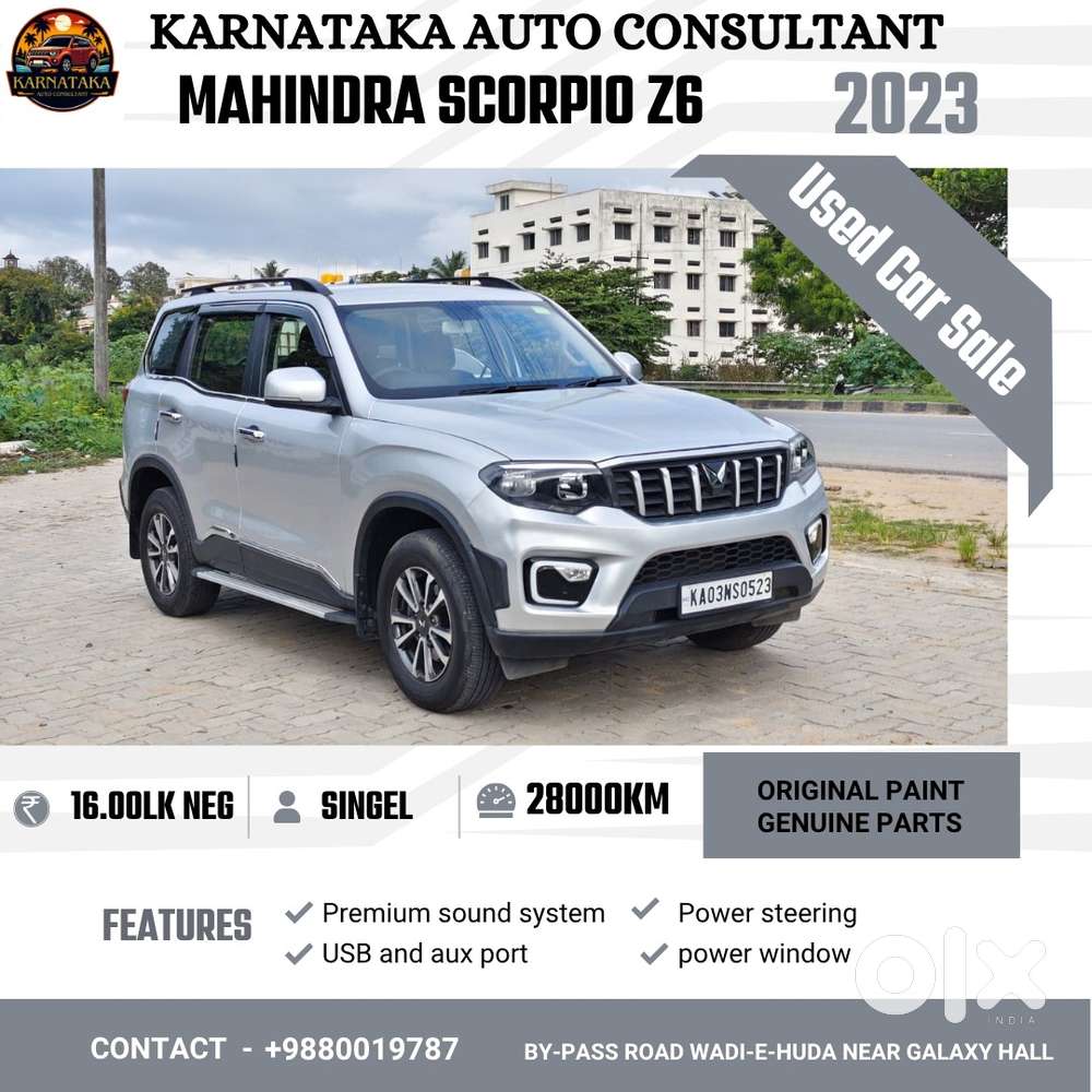 Mahindra Scorpio N Z6 Diesel Mt 4wd 7 Str, 2023, Diesel