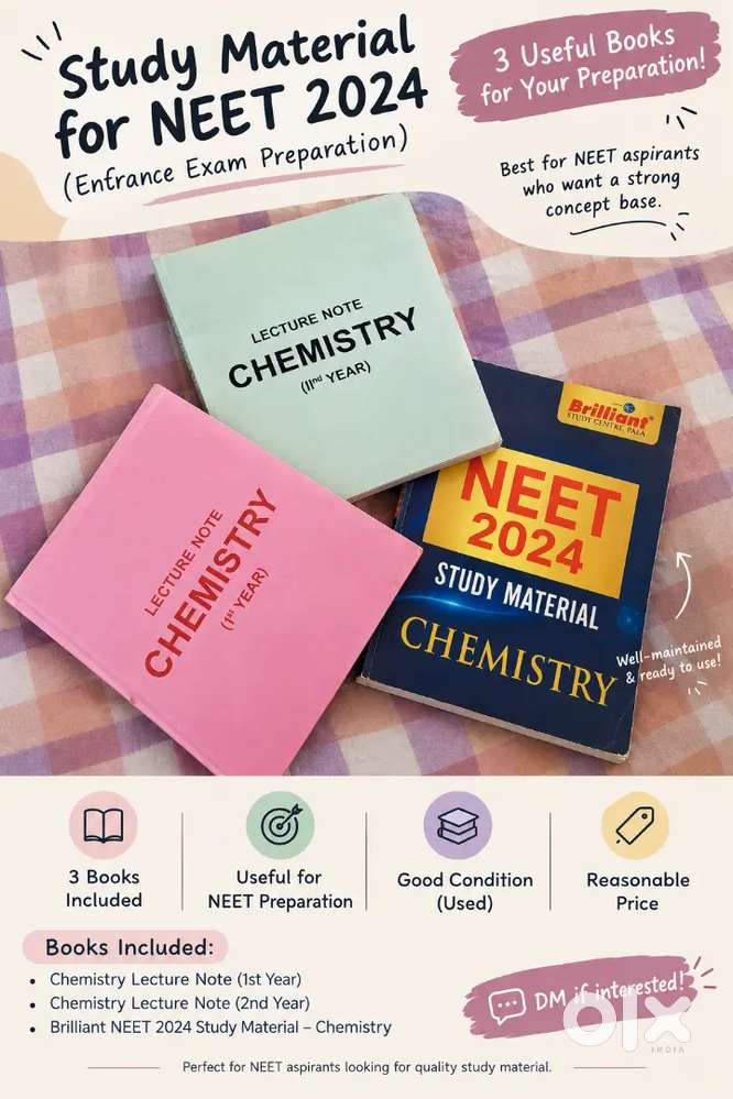 Chemistry Study Materials for NEET Preparation &ndash; 3 Books