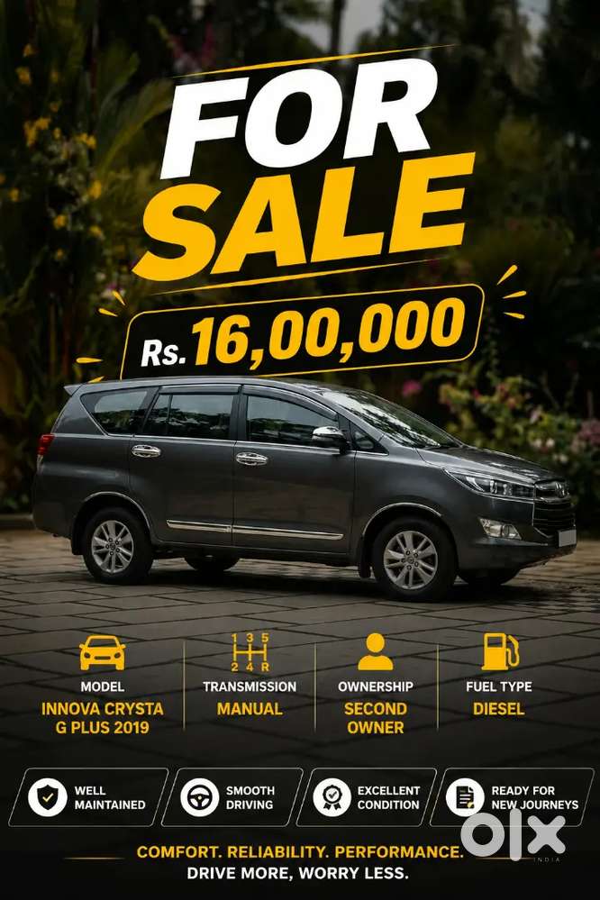 Toyota Innova Crysta 2.4 G Plus
